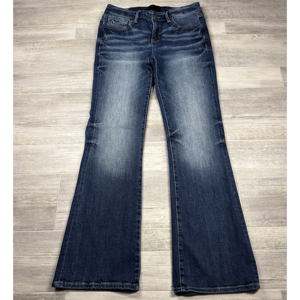 Buckle Black Fit No. 53 Bootcut Jeans Women's Size 28 x 32 Mid Rise Whiskering
